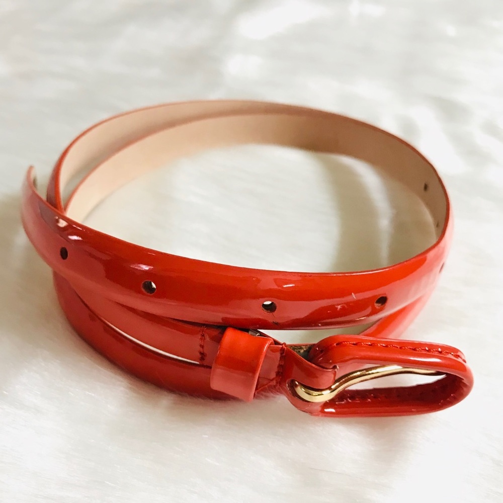 J. Crew Orange Belt